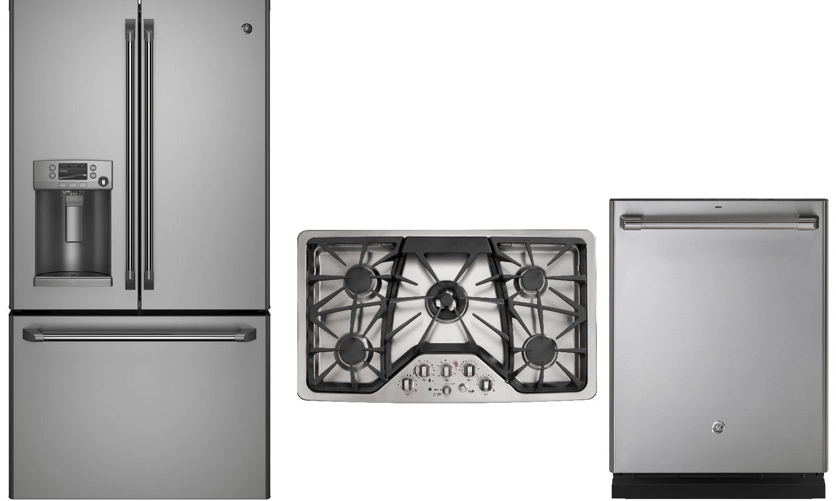 GE Cafe CYE22TSHSS 22.1 cu. ft. French Door Refrigerator, CGP650SETSS